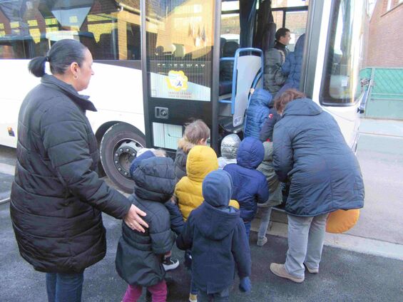 Mardi 13 février 2018, Sortie pour les maternelles d'Haynecourt