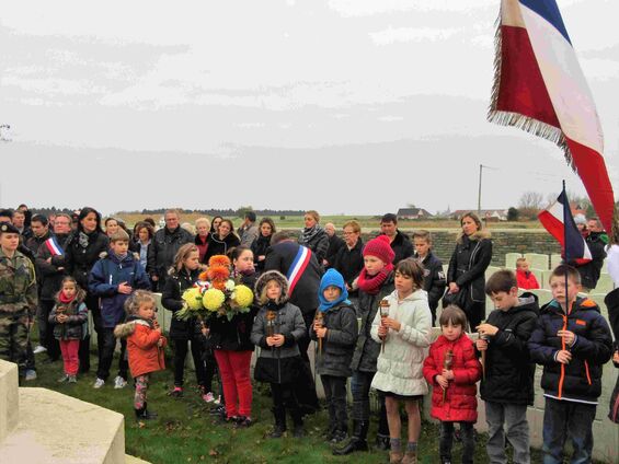 Mercredi 11 novembre 2015, Commémoration de l'armistice à Haynecourt