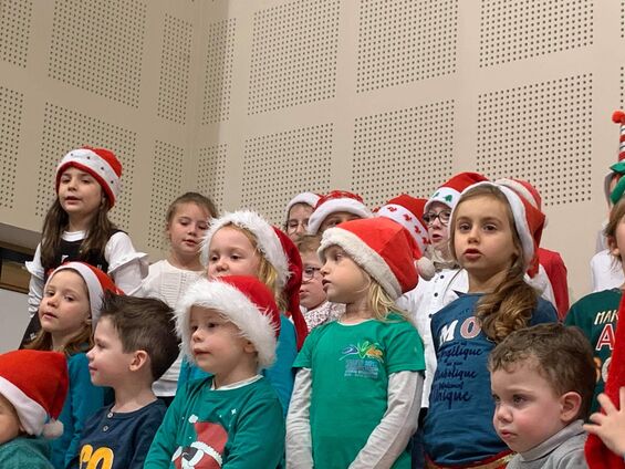Mardi 17 décembre 2019, Arbre de Noël des classes du R.P.I.d'Haynecourt-Sancourt-Blécourt