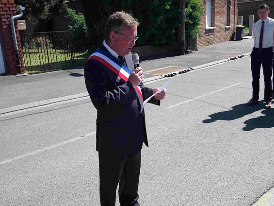 Mardi 8 mai 2018, Commémoration de l'armistice à Haynecourt