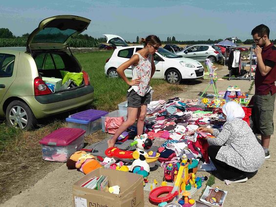 Samedi 7 juillet 2018, la brocante à Haynecourt