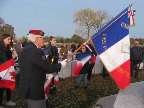 Samedi 10 novembre 2018, Veillée de commémoration de l'armistice à Haynecourt