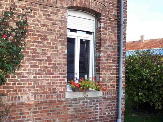 Samedi 10 et dimanche 11 novembre 2018, Un drapeau sur chaque maison à Haynecourt