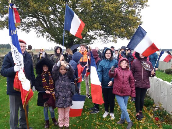 Lundi 11 novembre 2019, Commémoration de l'armistice à Haynecourt