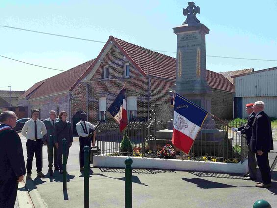 Mardi 8 mai 2018, Commémoration de l'armistice à Haynecourt