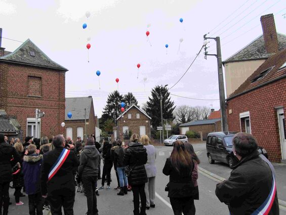 Mercredi 11 novembre 2015, Commémoration de l'armistice à Haynecourt