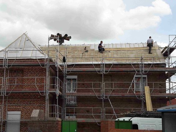Travaux sur la maison au 1 rue de Bourlon à Haynecourt en 2016