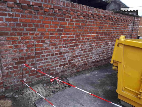Mise en accessibilité de l'église d'Haynecourt, fin octobre 2017