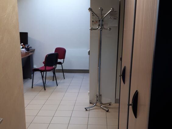 Travaux dans le secrétariat de mairie d'Haynecourt en octobre 2019