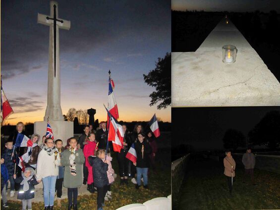 Samedi 10 novembre 2018, Veillée de commémoration de l'armistice à Haynecourt
