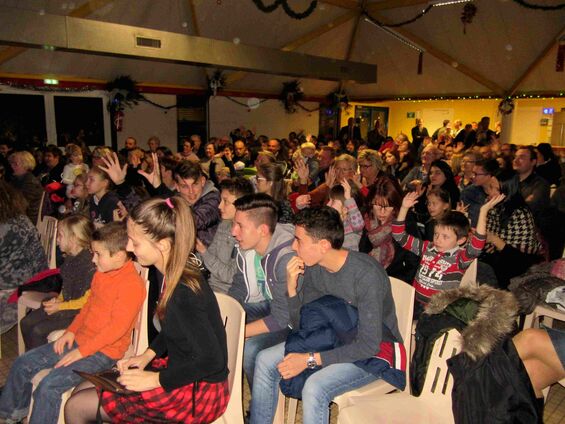 Mercredi 21 décembre 2016, l'arbre de Noël à Haynecourt