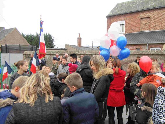 Mercredi 11 novembre 2015, Commémoration de l'armistice à Haynecourt