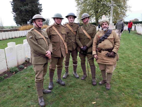 2017.11.20. Commémoration au cimetière allemand à Cambrai