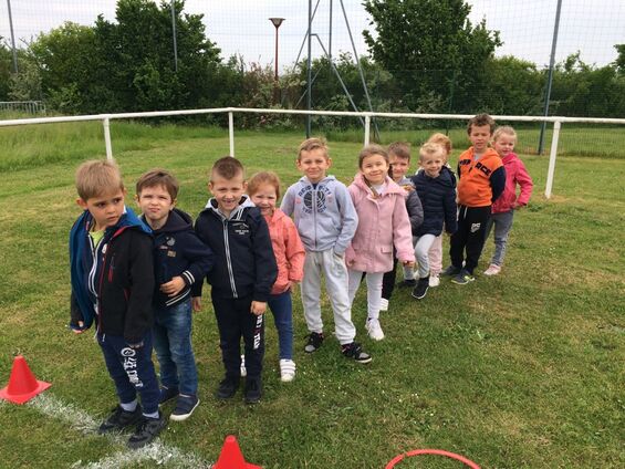 Lundi 3 juin 2019, Rencontres sportives pour les maternelles avec l'USEP à Cambrai