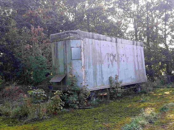 Déchets sur les pistes d'Haynecourt avant 2016