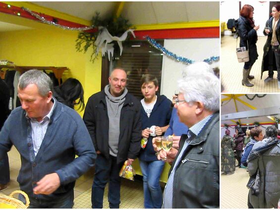 Mercredi 21 décembre 2016, l'arbre de Noël à Haynecourt