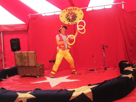 Lundi 24 juin 2019, Sortie au cirque de Tonio à Arneke