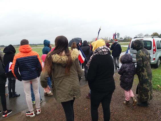 Lundi 11 novembre 2019, Commémoration de l'armistice à Haynecourt