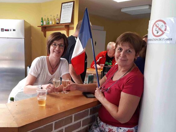 Samedi 16 juin 2018, Retransmission du match France-Australie durant la coupe du monde de football à Haynecourt
