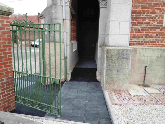 Mise en accessibilité de l'église d'Haynecourt, fin octobre 2017
