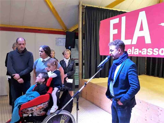 Vendredi 19 octobre 2018, Remise officielle du chèque pour Julien