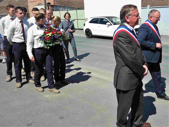 Mardi 8 mai 2018, Commémoration de l'armistice à Haynecourt