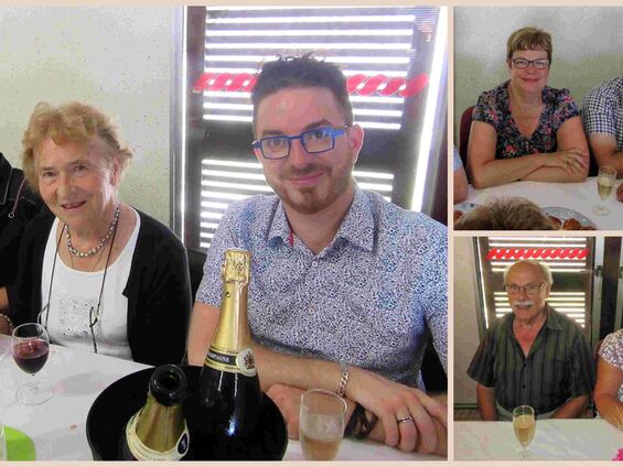 Dimanche 9 juillet 2017, les maires de Sailly-lez-Cambrai, de Raillencourt et d'Hem-Lenglet sont à la ducasse d'Haynecourt