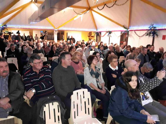 Mardi 19 décembre 2017, Noël avec les élèves du R.P.I