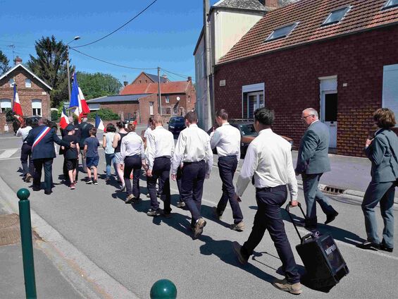 Mardi 8 mai 2018, Commémoration de l'armistice à Haynecourt