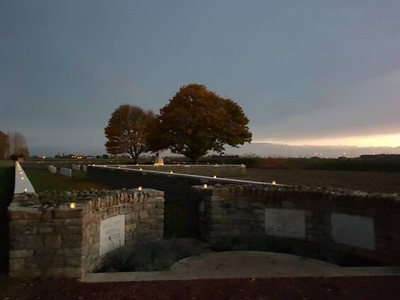 Samedi 10 novembre 2018, Veillée de commémoration de l'armistice à Haynecourt