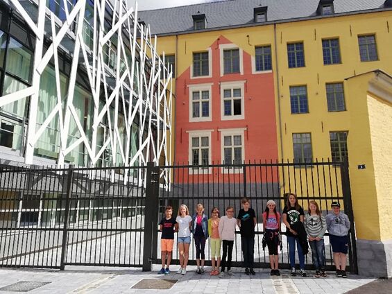 Vendredi 21 juin 2019, Visite de la nouvelle médiathèque de Cambrai : le Labo Culturel par les élèves de la classe des CM1-CM2 du R.P.I. Haynecourt-Sancourt-Blécourt
