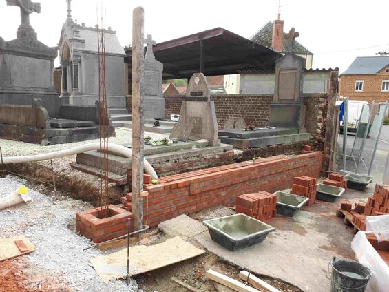 Mise en accessibilité de l'église d'Haynecourt, fin octobre 2017