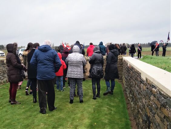Lundi 11 novembre 2019, Commémoration de l'armistice à Haynecourt