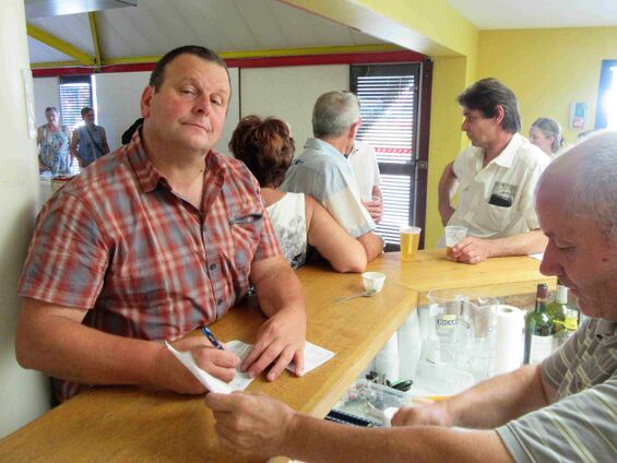 Dimanche 8 juillet 2018, Ducasse à Haynecourt ... Alain Dufossé, président du club des Billonneux de Blécourt