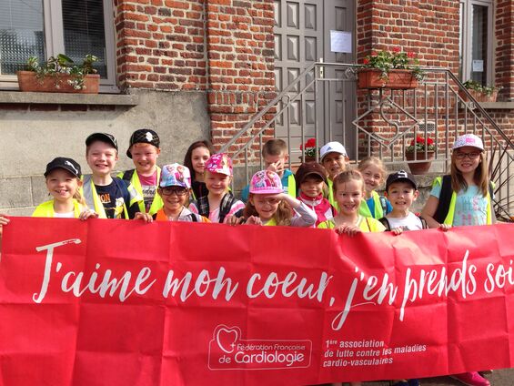 Parcours du cœur scolaire 2016 à Blécourt