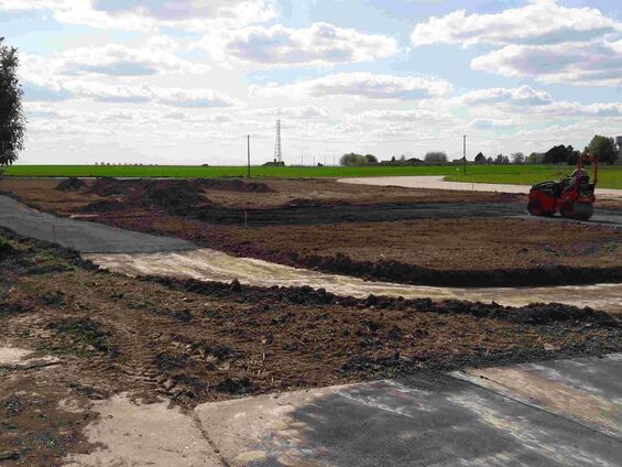 Création du terrain omnisports d'Haynecourt en 2016