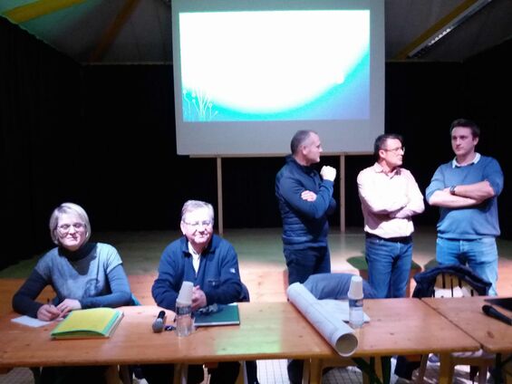 Jeudi 6 décembre 2018, Réunion publique à Haynecourt