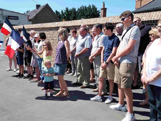Mardi 8 mai 2018, Commémoration de l'armistice à Haynecourt