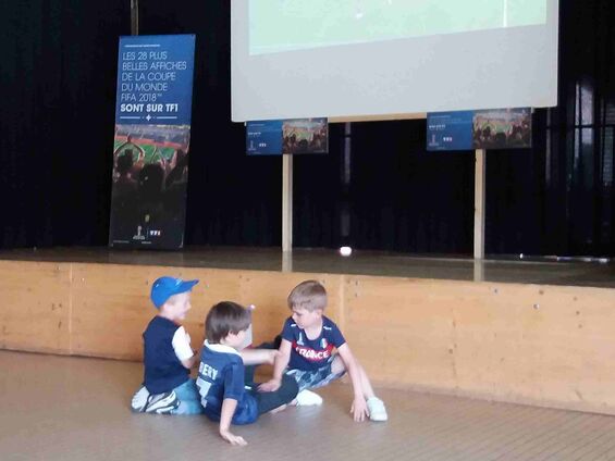 Samedi 16 juin 2018, Retransmission du match France-Australie durant la coupe du monde de football à Haynecourt