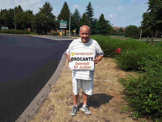 Samedi 7 juillet 2018, la brocante à Haynecourt