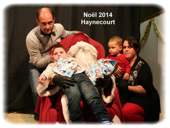 Vendredi 19 décembre 2014, Fête de Noël à Haynecourt