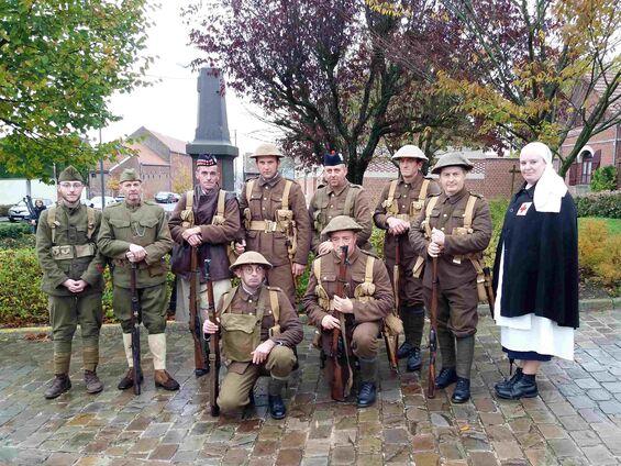 11.11.2017. Cantaing sur l'Escaut, inauguration du mémorial Mackintosk