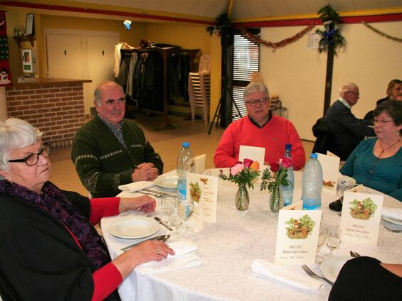Dimanche 9 décembre 2018, Repas des aînés à Haynecourt