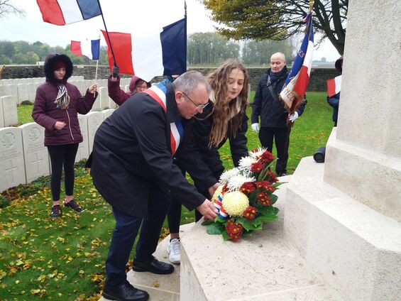 Lundi 11 novembre 2019, Commémoration de l'armistice à Haynecourt