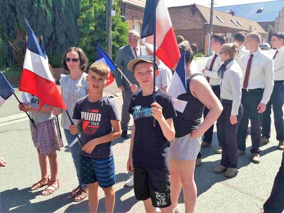 Mardi 8 mai 2018, Commémoration de l'armistice à Haynecourt