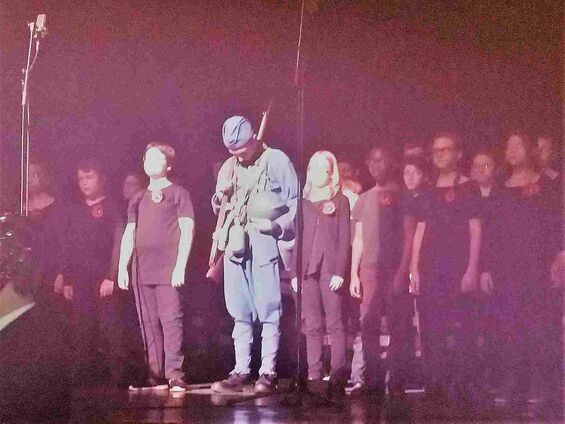 2017.11.11. Spectacle musical "Le soldat Coquelicot"