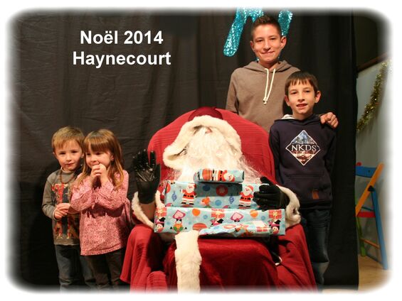 Vendredi 19 décembre 2014, Fête de Noël à Haynecourt