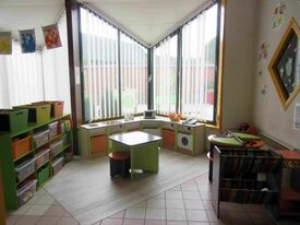 Coin cuisine de l'école maternelle d'Haynecourt