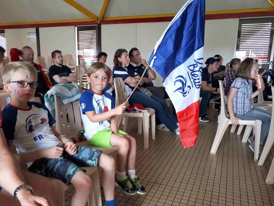 Samedi 16 juin 2018, Retransmission du match France-Australie durant la coupe du monde de football à Haynecourt