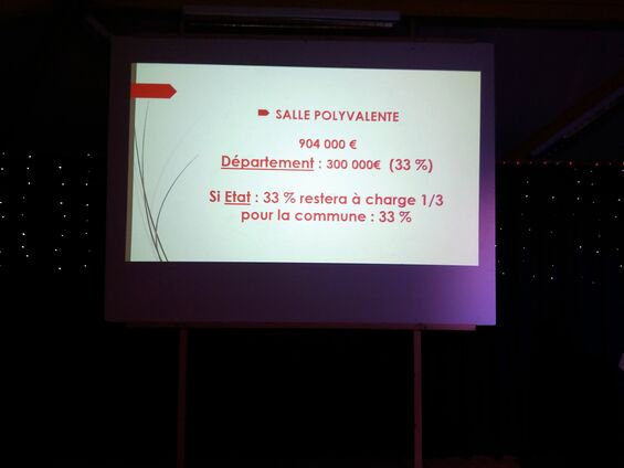 Vendredi 4 janvier 2019, Soirée des vœux au maire à Haynecourt